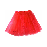 TUTU BALLERINA ROJO CON BRILLO